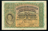Large 1941 Switzerland Banknote Fifty Francs Currency Pick Number 34l PMG 25VF