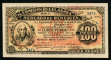 1915 Currency Series G State of Yucatan Mexico 100 Pesos Banknote P# S1125 UNC