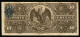 Scarce 1891 El Banco De Londres Y Mexico Ten Pesos Banknote Pick Number S234b VF