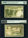 1953 Belgian Congo Ruanda-Urundi Central Bank 20 Francs Banknote P 26, VF 30 EPQ