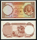 1960 National Bank of Egypt 50 Piastres Banknote P #29d Gem Uncirculated 66 EPQ