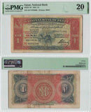 1924 One Pound Banknote National Bank of Egypt Hornsby Signature P18 PMG 20VF