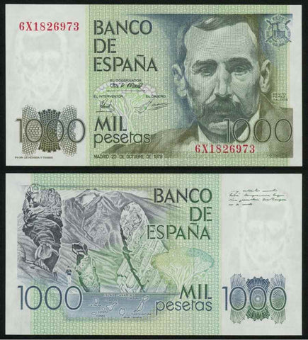 Spain 1000 Peseta Banknote