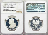 1982-CHI Silver Coin Poland 100 Zlotych/Zloty Visit of Pope John Paul II NGC PF69 Ultra Cameo