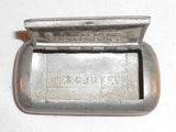 Antique Pewter Snuffbox or Snuff Box Manufactured By E R Walborg Rockford IL USA