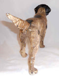 Antique Hubley Cast Iron Large and Heavy Doorstop Full Figure Setter Dog