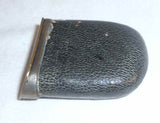 Unusual Antique Small Covered Metal Match Safe or Vesta with Spring Loaded Lid