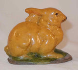 Beautiful Shooner Contemporary Redware Small Glazed Bunny or Rabbit