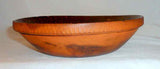 1937 Glazed & Slip Decorated Greenish-Brown Colored Redware Bowl By Isaac Stahl