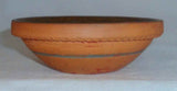 Unusual 1940 Isaac Stahl Brown Colored Glazed Redware Miniature Deep Bowl