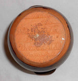 1938 Thomas Stahl Glazed Redware Miniature Jar Lug Handles Greenish Brown Color