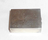 Old Unusual & Rare Small 800 Silver Stamp Box Unknown Origin Marked VII