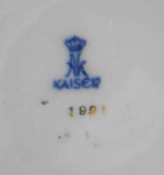 Beautiful 1991 AK Kaiser Porcelain Stein Pewter Lid Horsemen with Trumpets