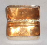 1810 Small Sterling Silver Snuff Box By Joseph Willmore Birmingham England