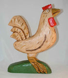 Strawser Carved Rooster