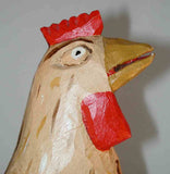 Strawser Carved Rooster