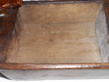 Old Primitive Handmade Wood Swing Lid Box 2 Compartments PA Dutch Decoration