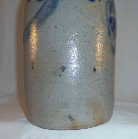 Stoneware Crock with Cobalt Blue Bands and Lid – The Standing Rabbit