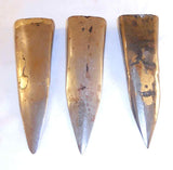Three Vintage Primitive Forged Iron or Steel Tobacco Spears From Lancaster County, PA