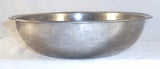 Antique Pewter Deep Basin Townsend & Compton London Beautifully Hammered Booge