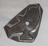 Lot of 2 Antique Bird Shaped Pennsylvania Flat Back Tin Cookie Cutters