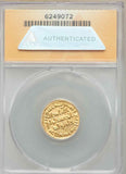 703 Islamic Coin 84 AH Umayyad Gold Dinar Caliph Abd al-Malik ibn Marwan AU55
